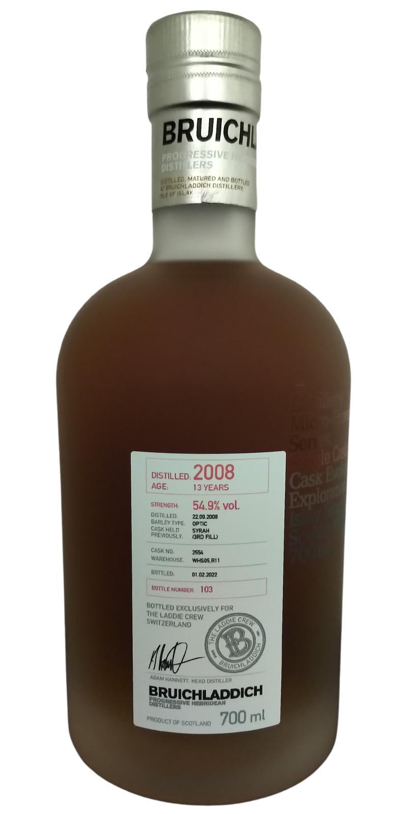 Bruichladdich 2008 Micro-Provenance Series