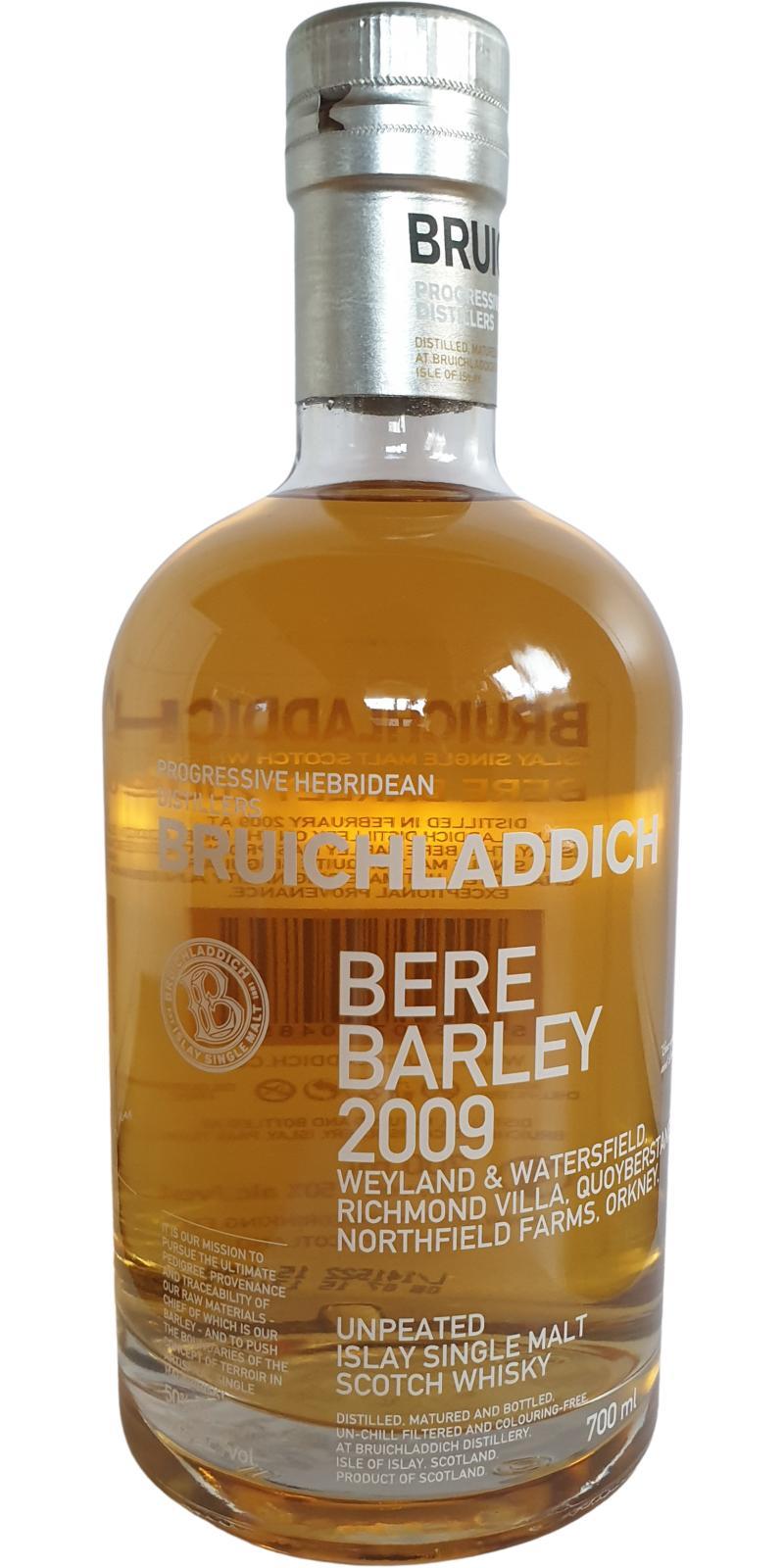 Bruichladdich 2009 Bere Barley