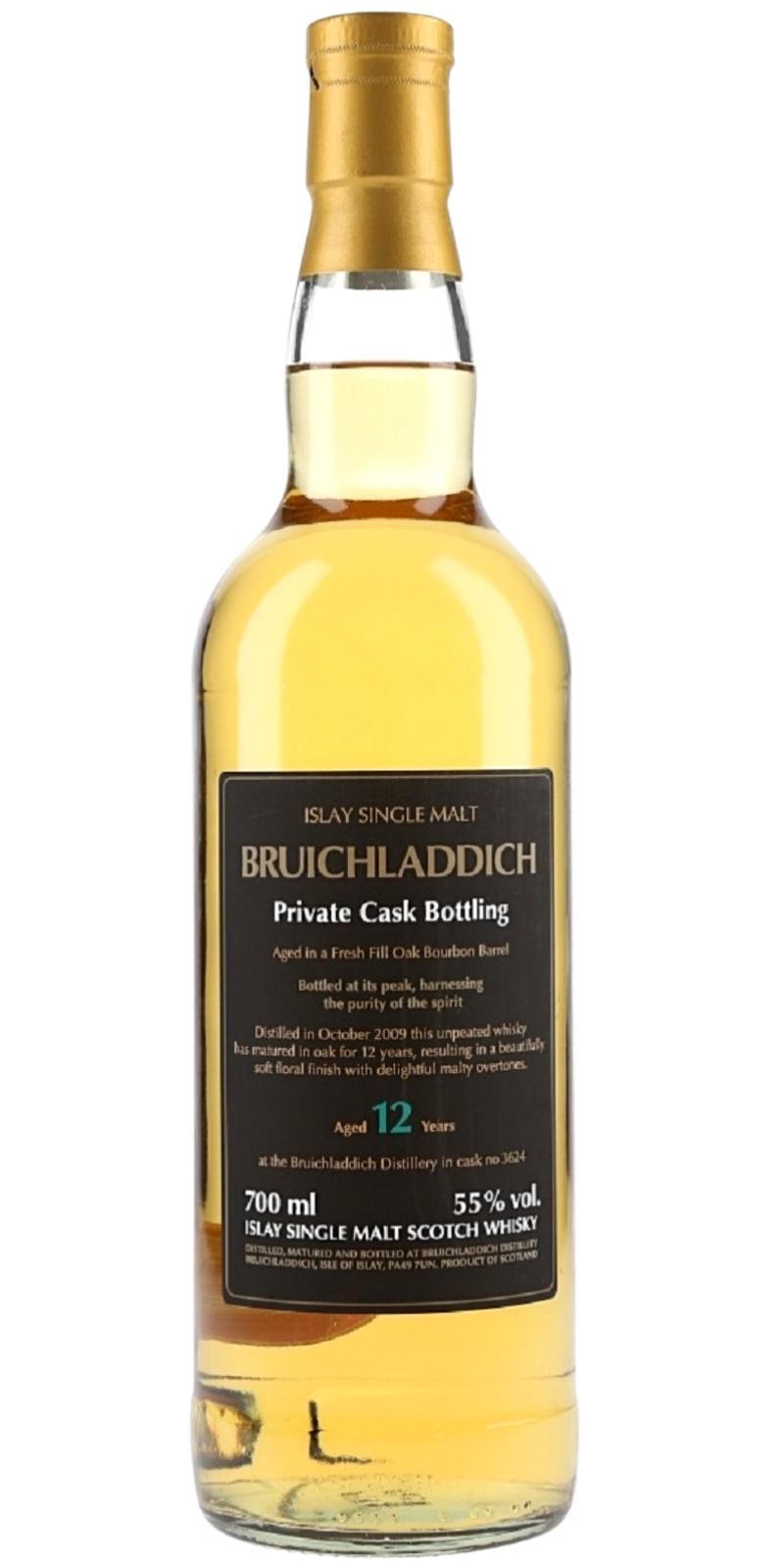 Bruichladdich 2009 Private Cask Bottling