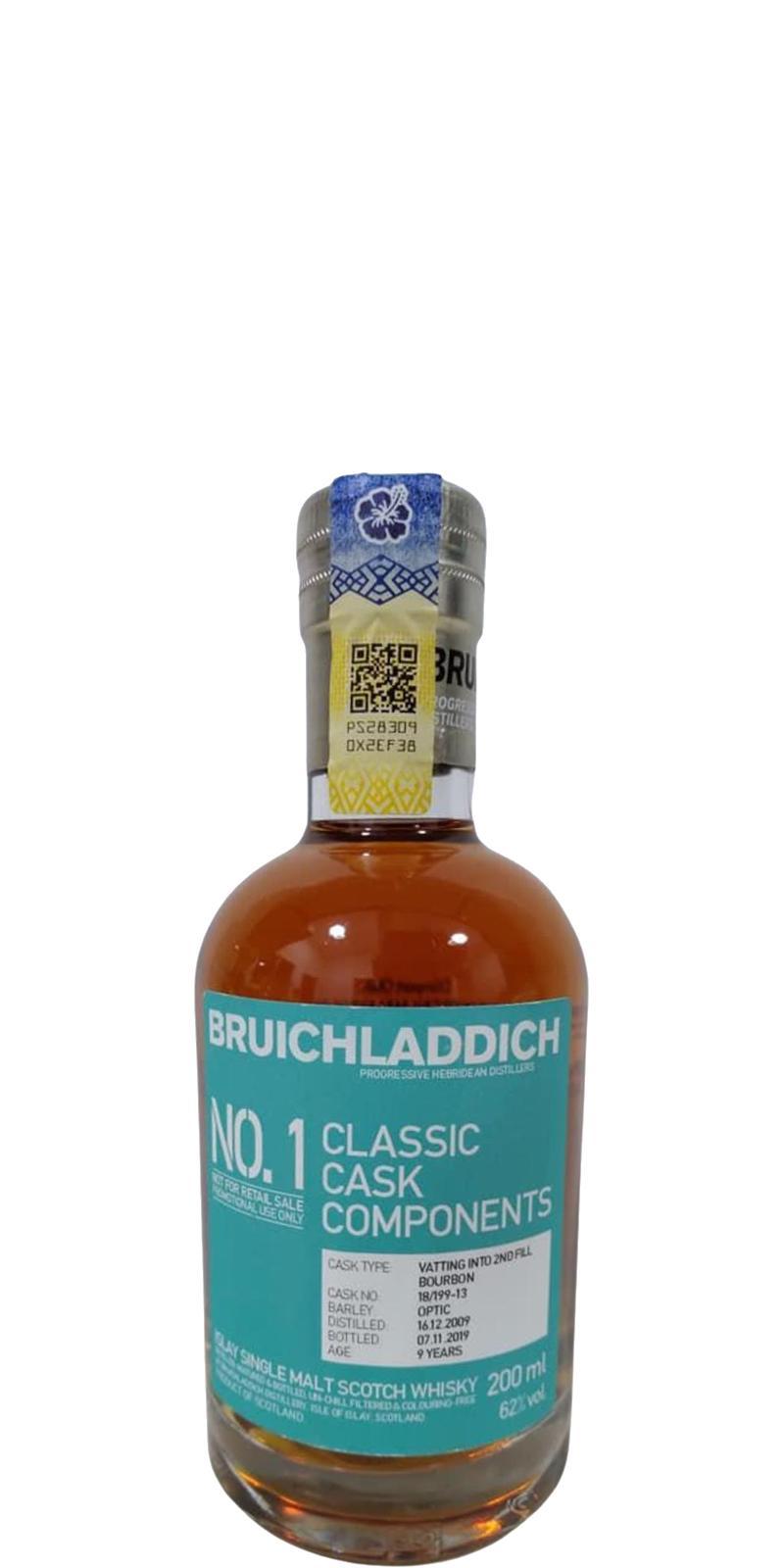 Bruichladdich 2009 Classic Cask Components - No. 1