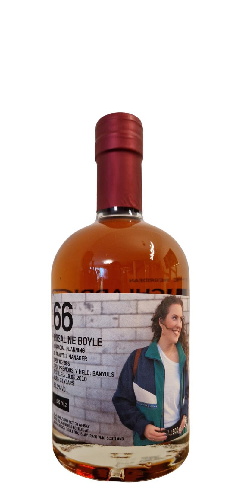 Bruichladdich 2010 Laddie Crew Valinch 66 - Rosaline Boyle