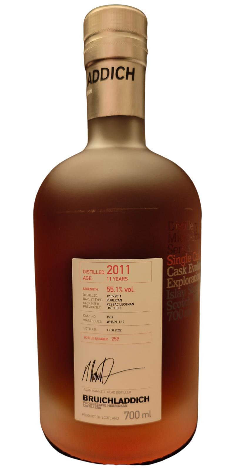 Bruichladdich 2011 Micro-Provenance Series