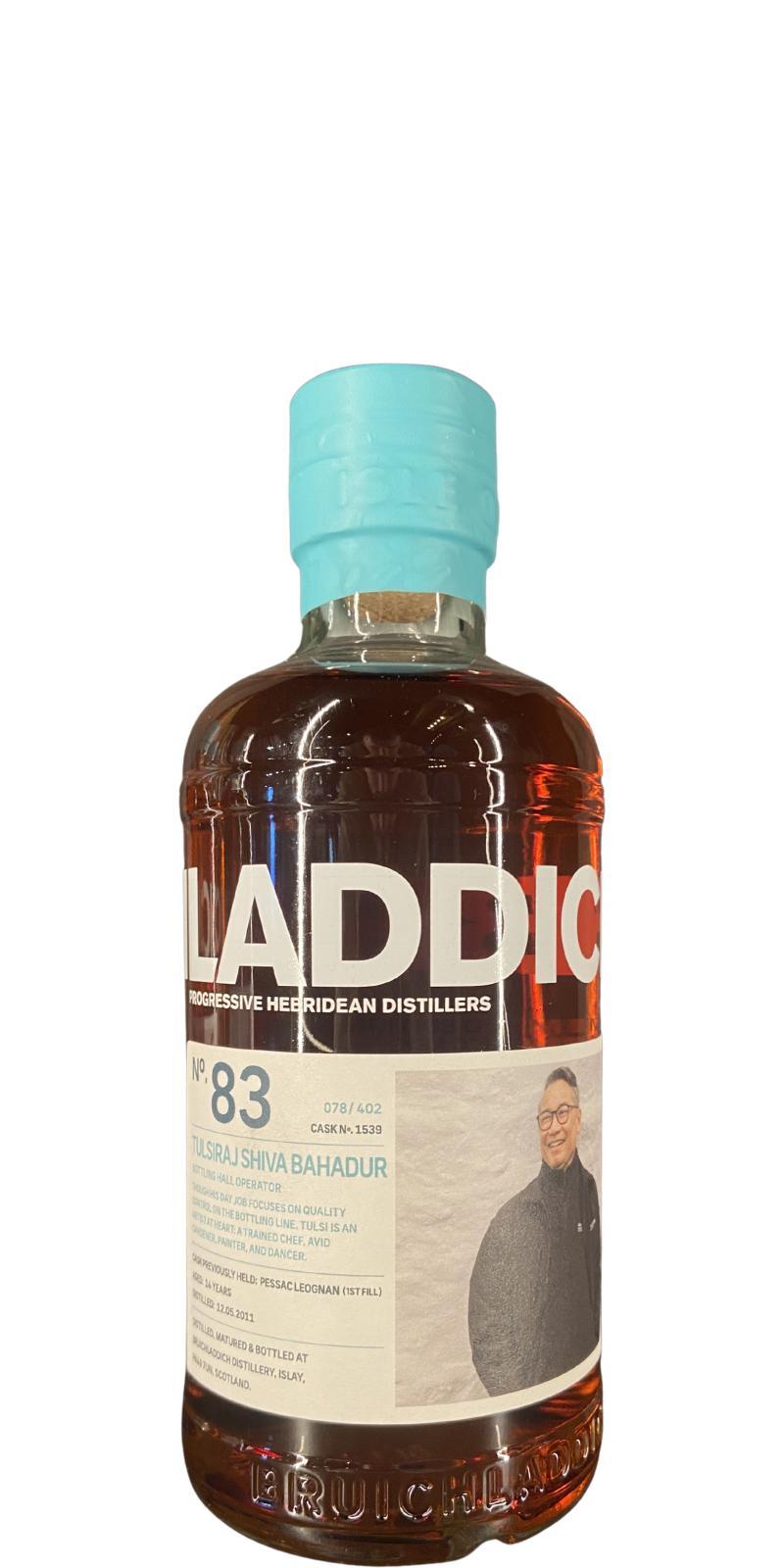 Bruichladdich 2011 Crew Valinch - 83 Tulsiraj Shiva Bahadur