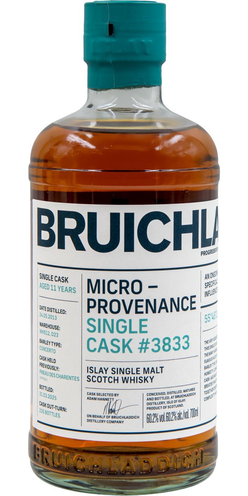 Bruichladdich 2013 Micro Provenance - Single Cask