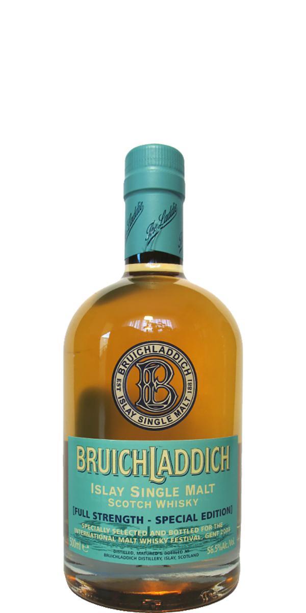 Bruichladdich Full Strength Gent Whisky Festival Special Edition