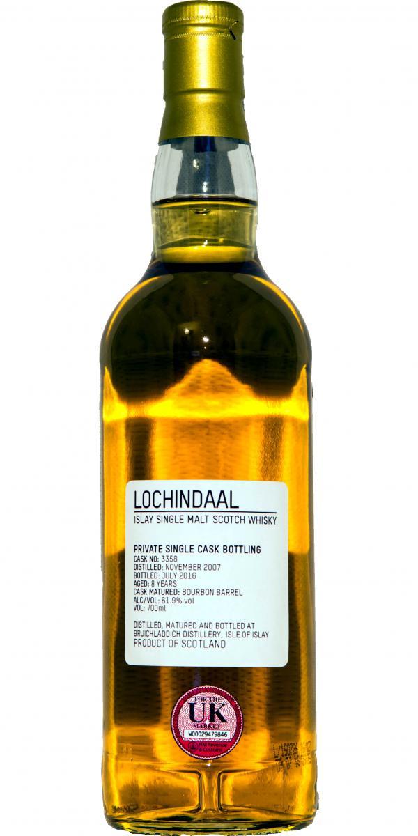 Lochindaal 2007 Private Single Cask Bottling