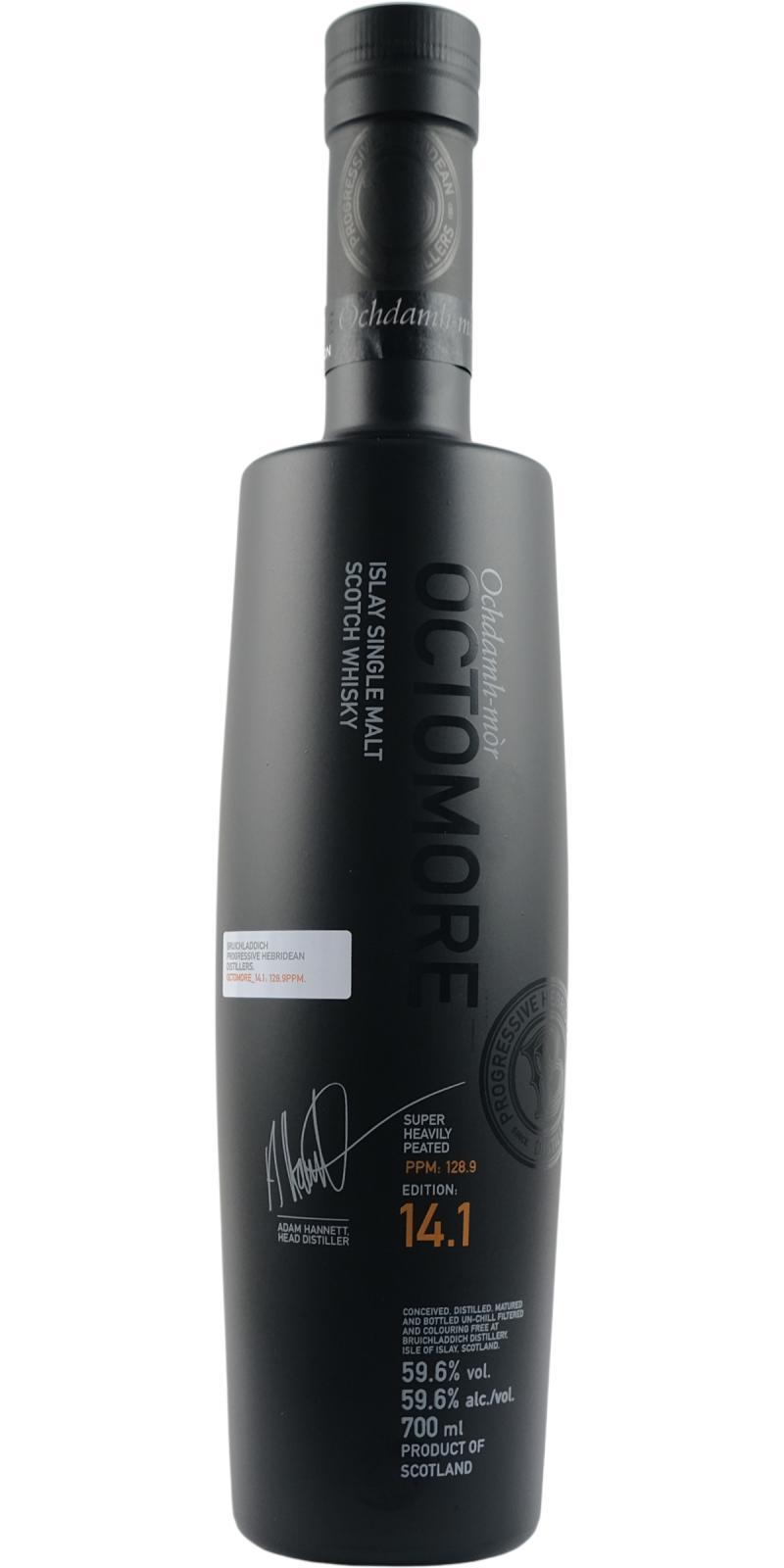 Octomore Edition 14.1 / 128.9 PPM The Impossible Equation