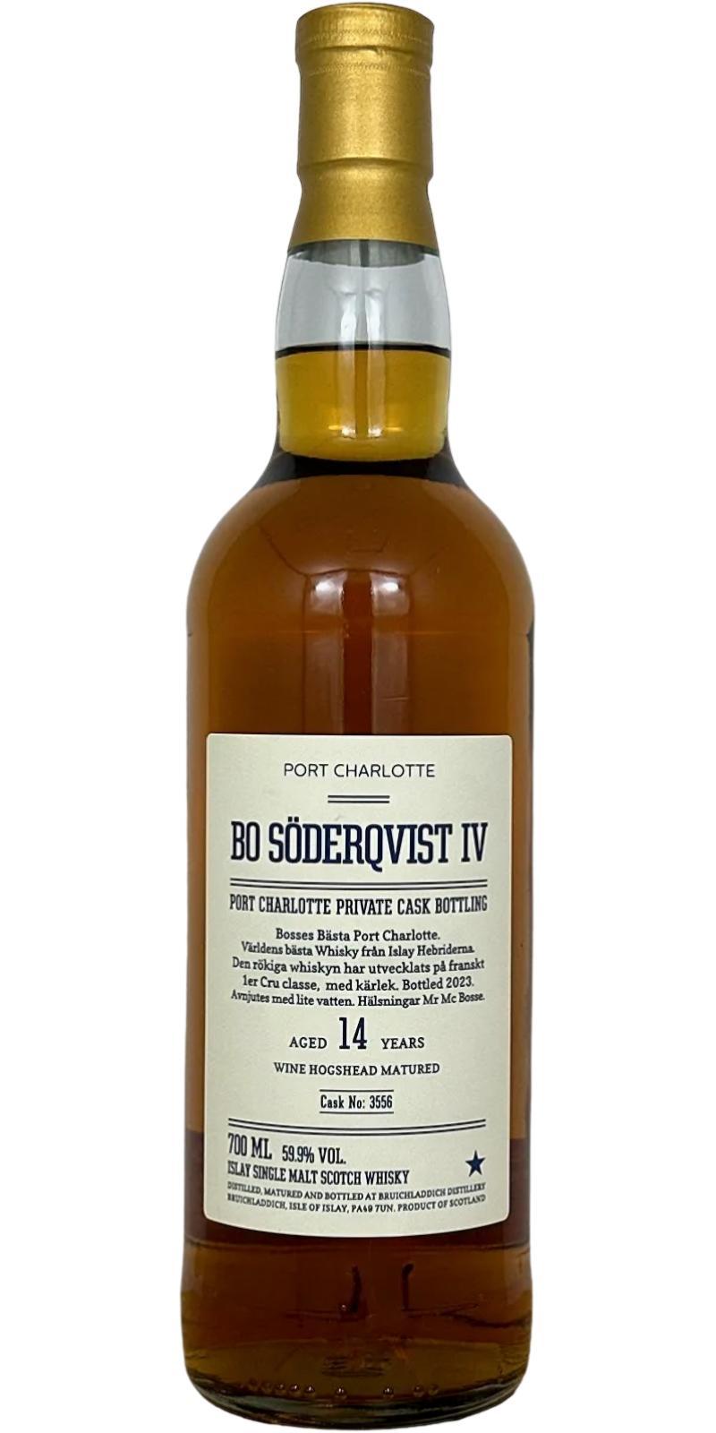 Port Charlotte 14-year-old Private Cask Bottling