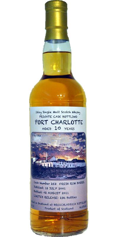 Port Charlotte 2001 Private Cask Bottling