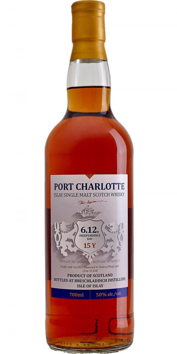 Port Charlotte 2001 6.12. Independence Day Private Bottling