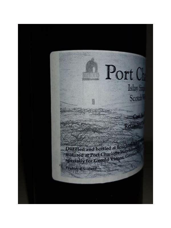 Port Charlotte 2001 Cask No. R 42 Private Bottling