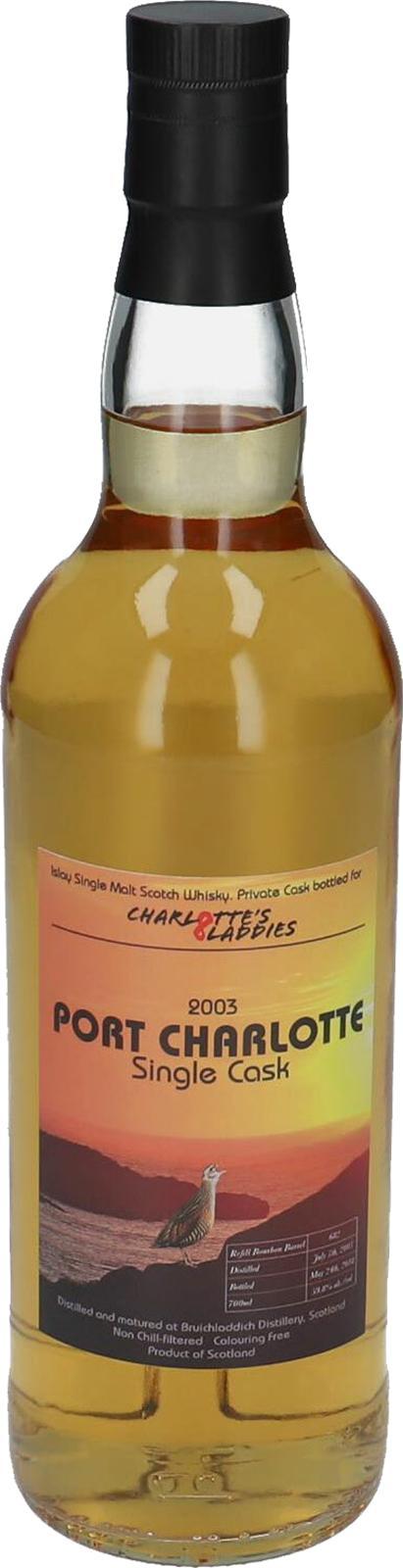 Port Charlotte 2003 Private Cask Bottling