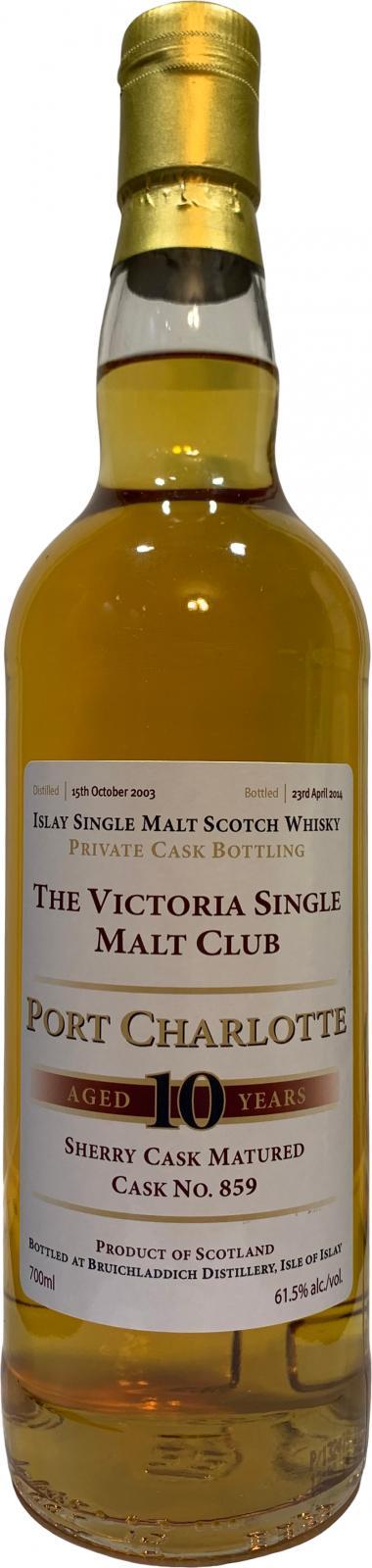 Port Charlotte 2003 Private Cask Bottling