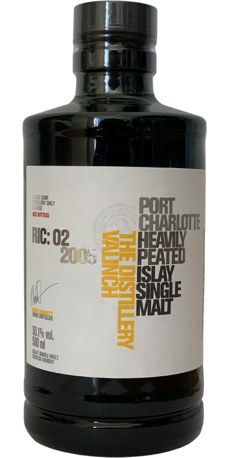 Port Charlotte 2005 RIC:02 The Distillery Valinch