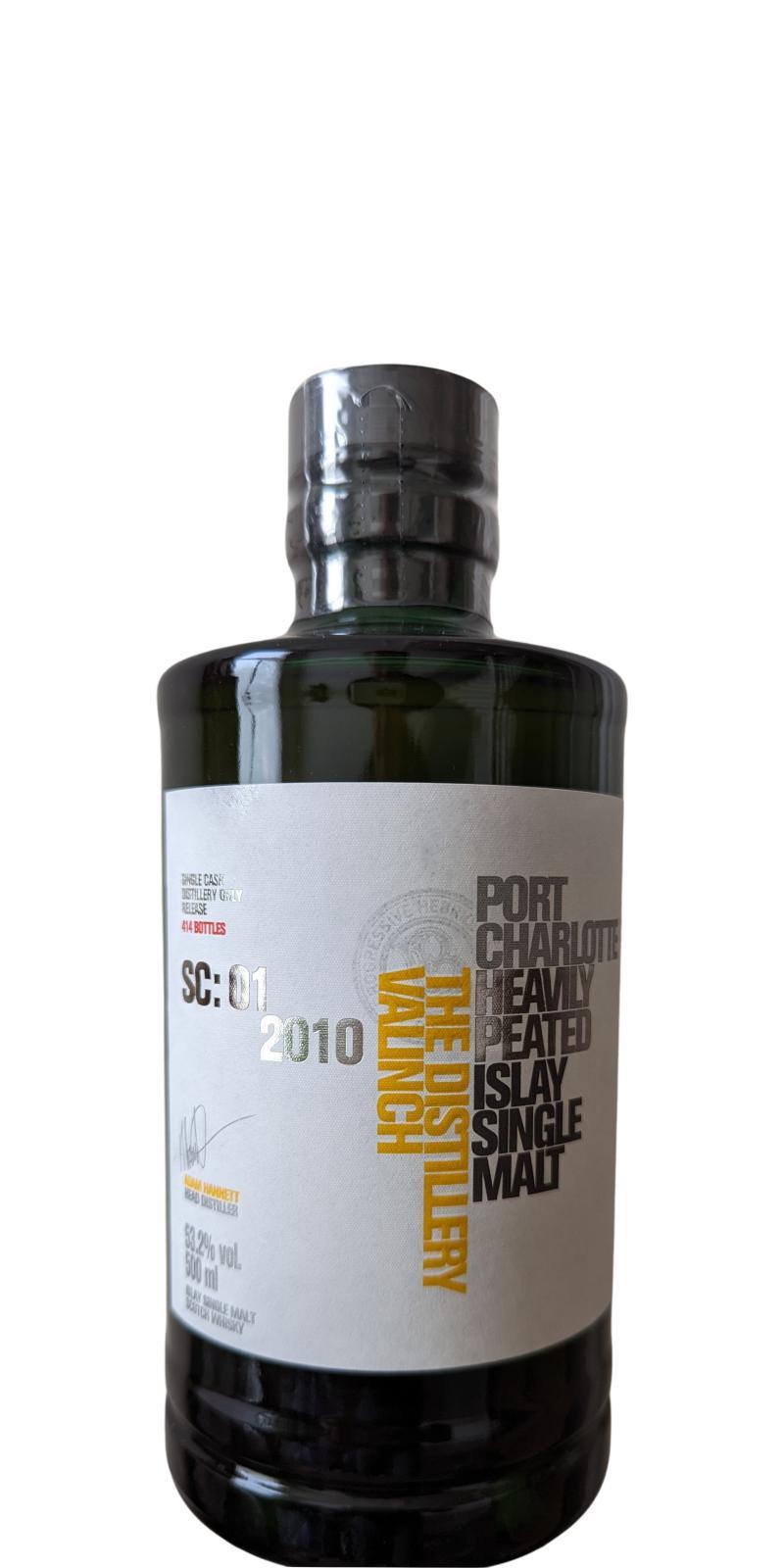 Port Charlotte 2010 SC:01 The Distillery Valinch