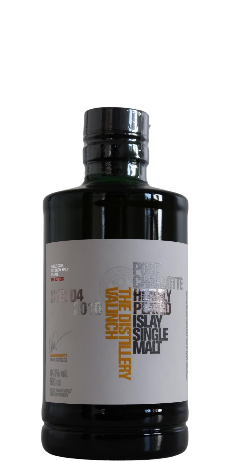 Port Charlotte 2010 SYC:04 The Distillery Valinch