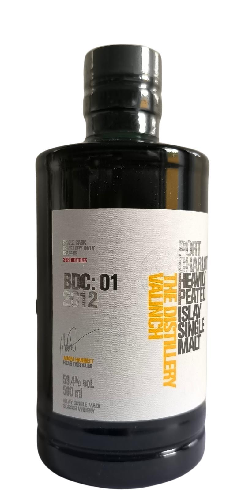 Port Charlotte BDC:01 2012 The Distillery Valinch