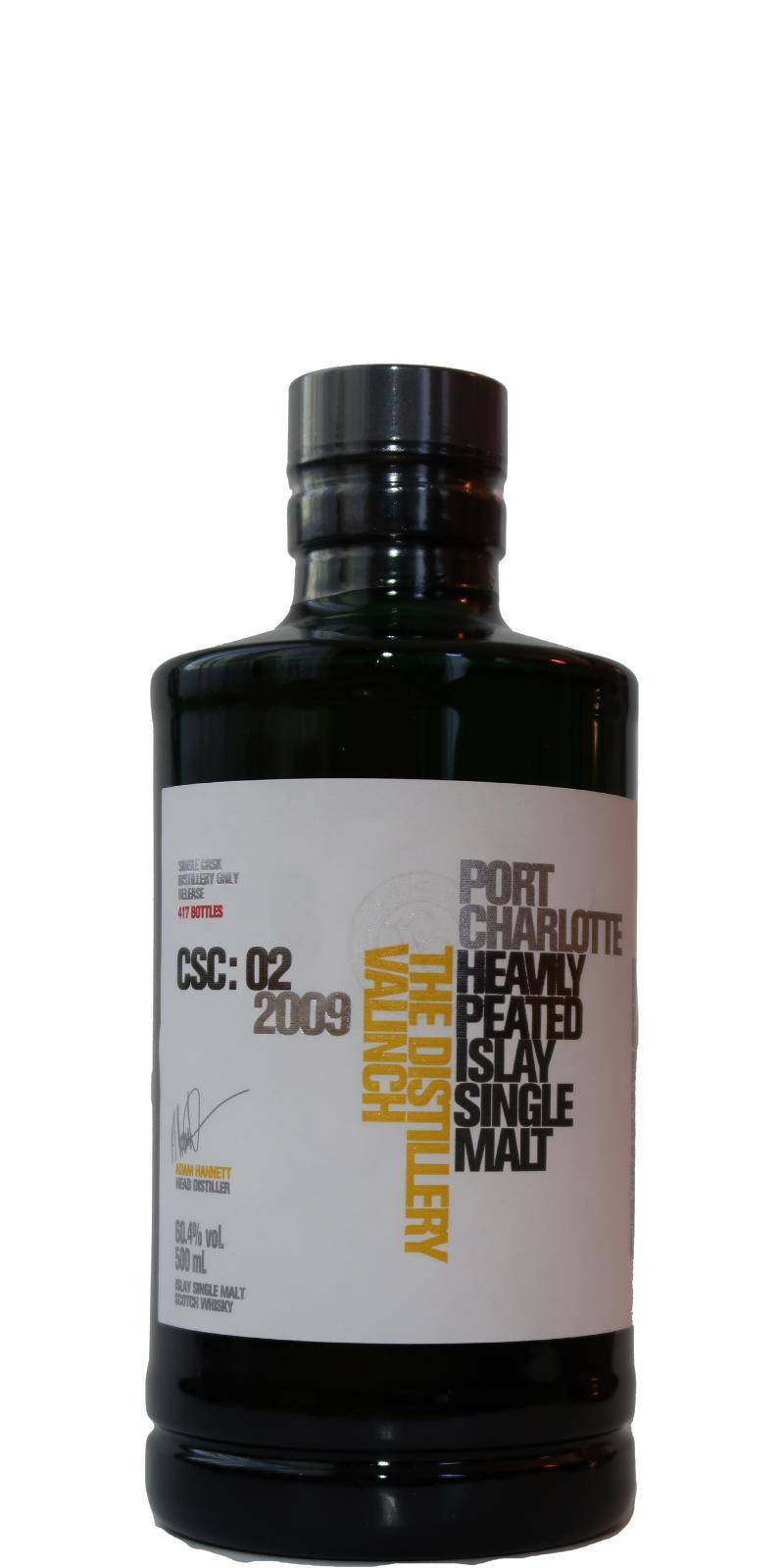 Port Charlotte CSC:02 2009 The Distillery Valinch