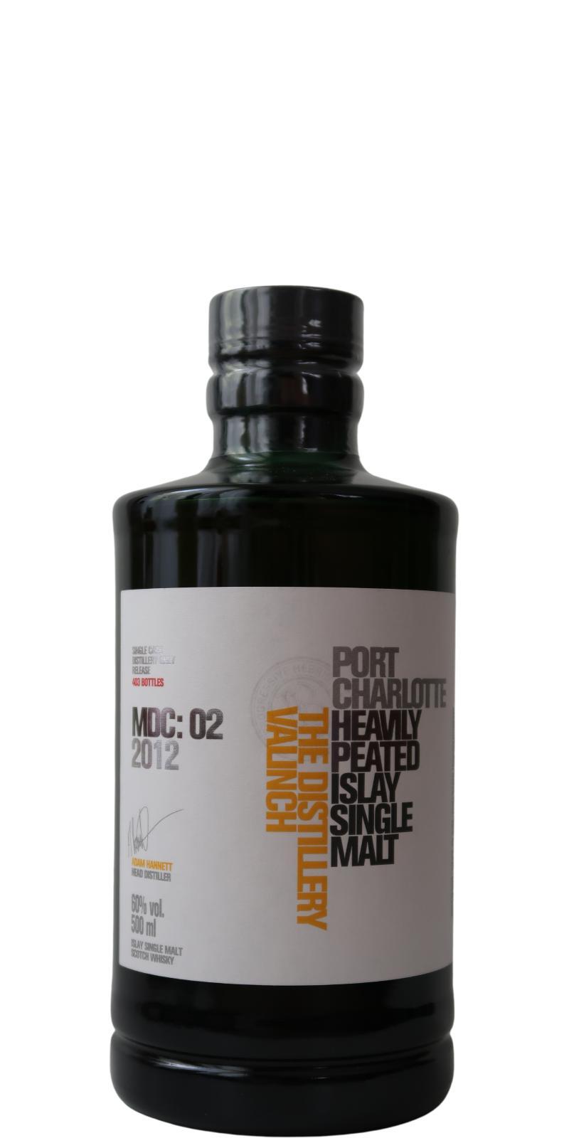 Port Charlotte MDC:02 2012 The Distillery Valinch