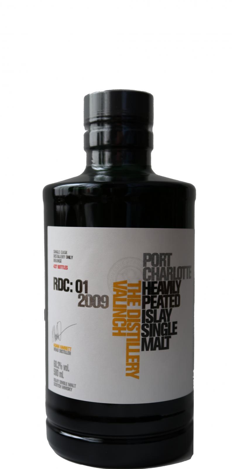 Port Charlotte RDC:01 2009 The Distillery Valinch