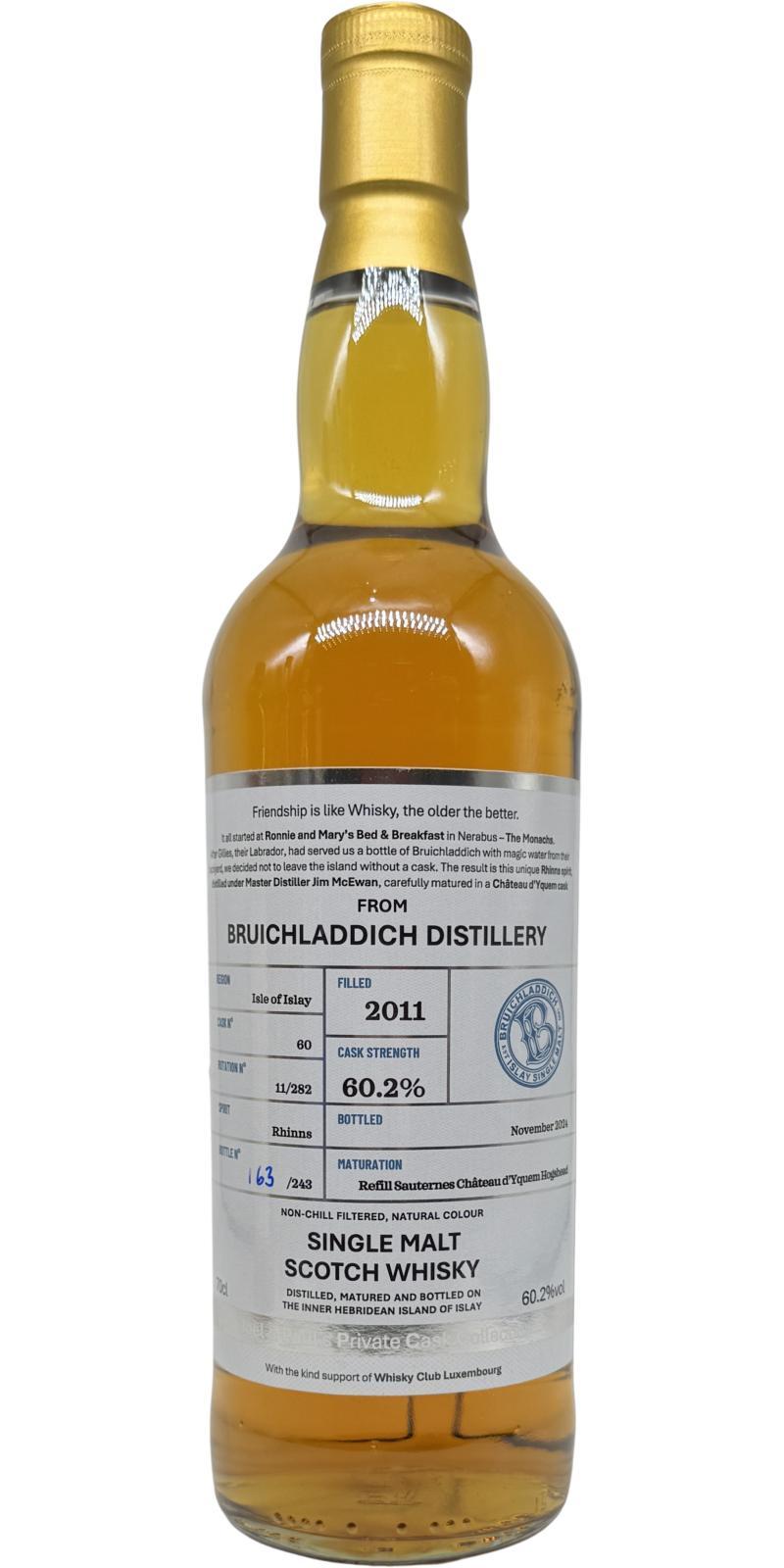 Rhinns 2011 Joël & Paul's Private Cask Collection