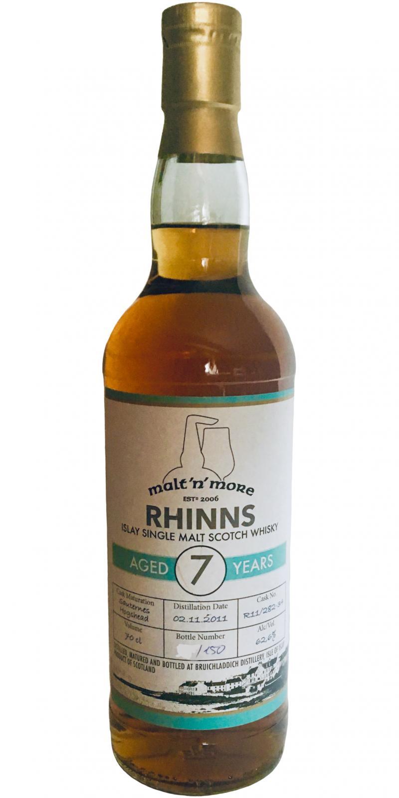 Rhinns 2011 Private Bottling