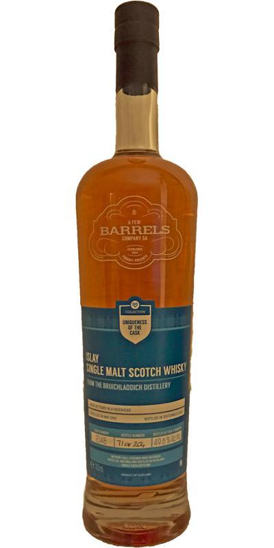 Bruichladdich 1992 AFBC Uniqueness of the Cask