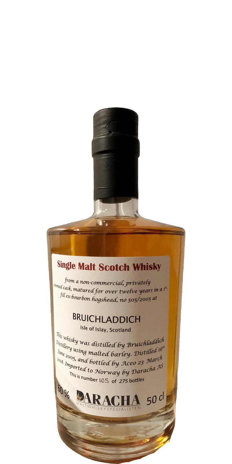 Bruichladdich 2005 AcL Non-commercial, privately owned cask