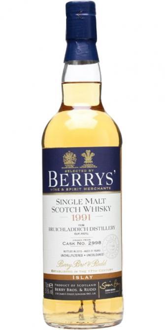 Bruichladdich 1991 BR Berrys'