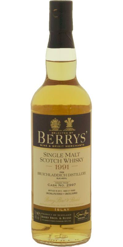 Bruichladdich 1991 BR Berrys'
