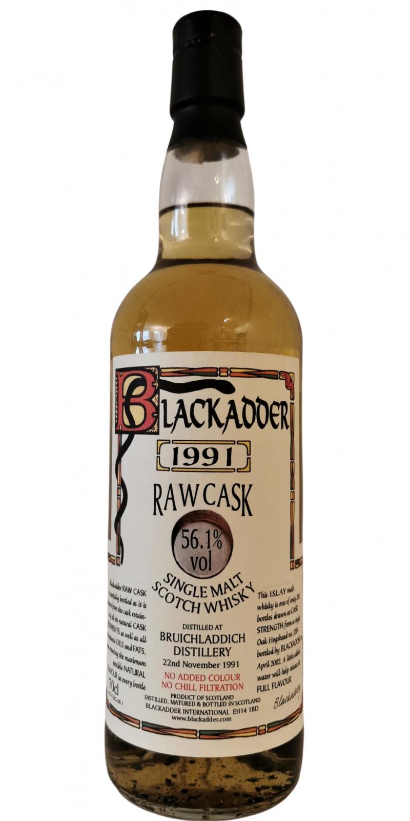 Bruichladdich 1991 BA Raw Cask