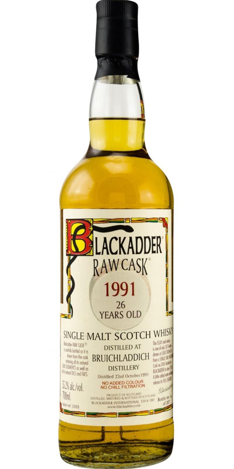 Bruichladdich 1991 BA Raw Cask