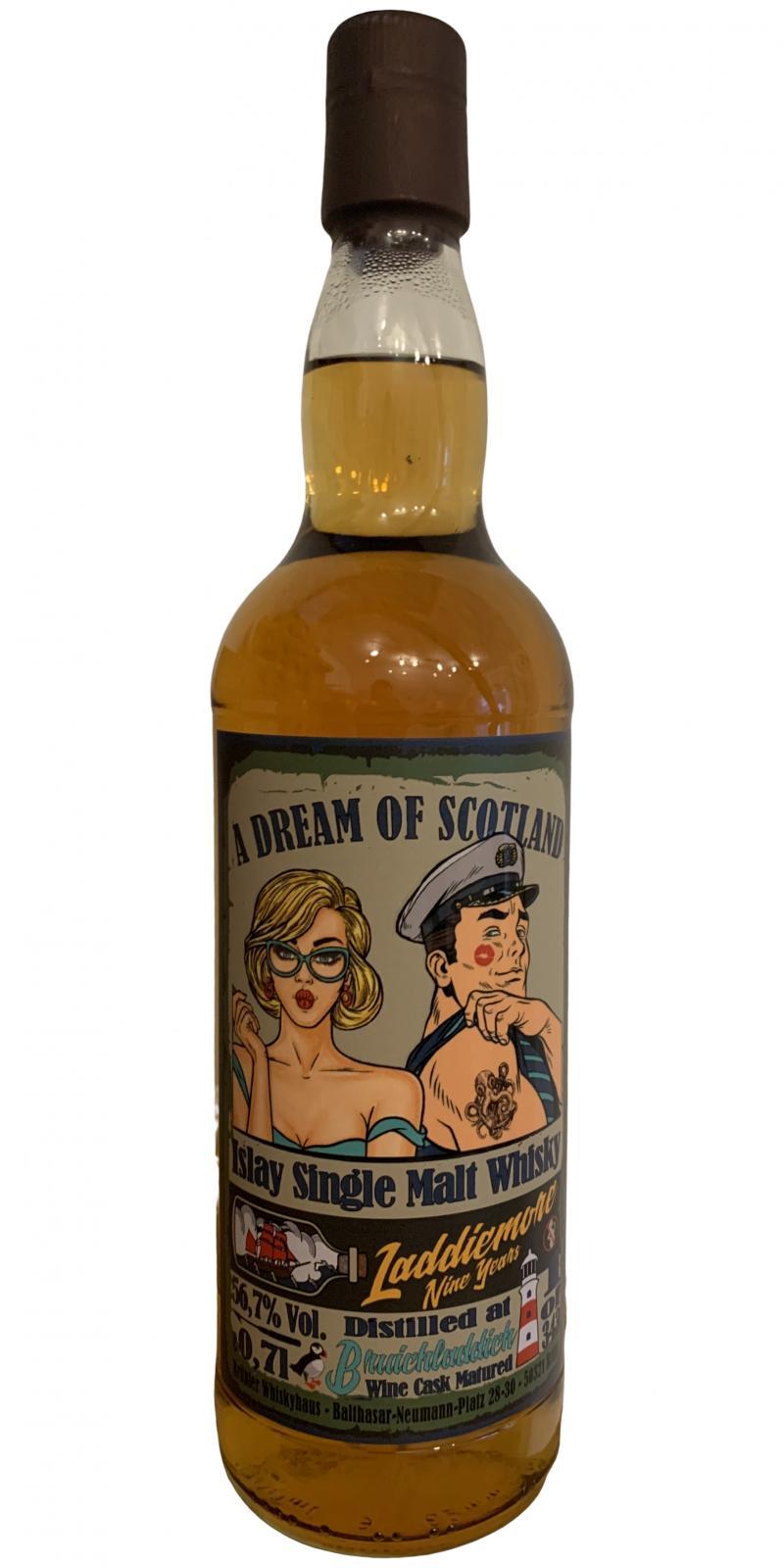 Bruichladdich 09-year-old Laddiemore BW A Dream of Scotland