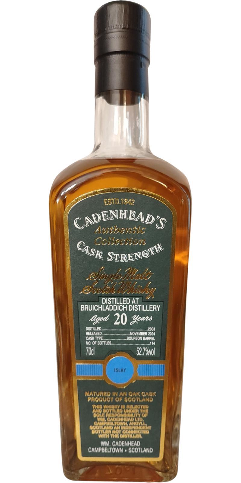 Bruichladdich 2003 CA Authentic Collection