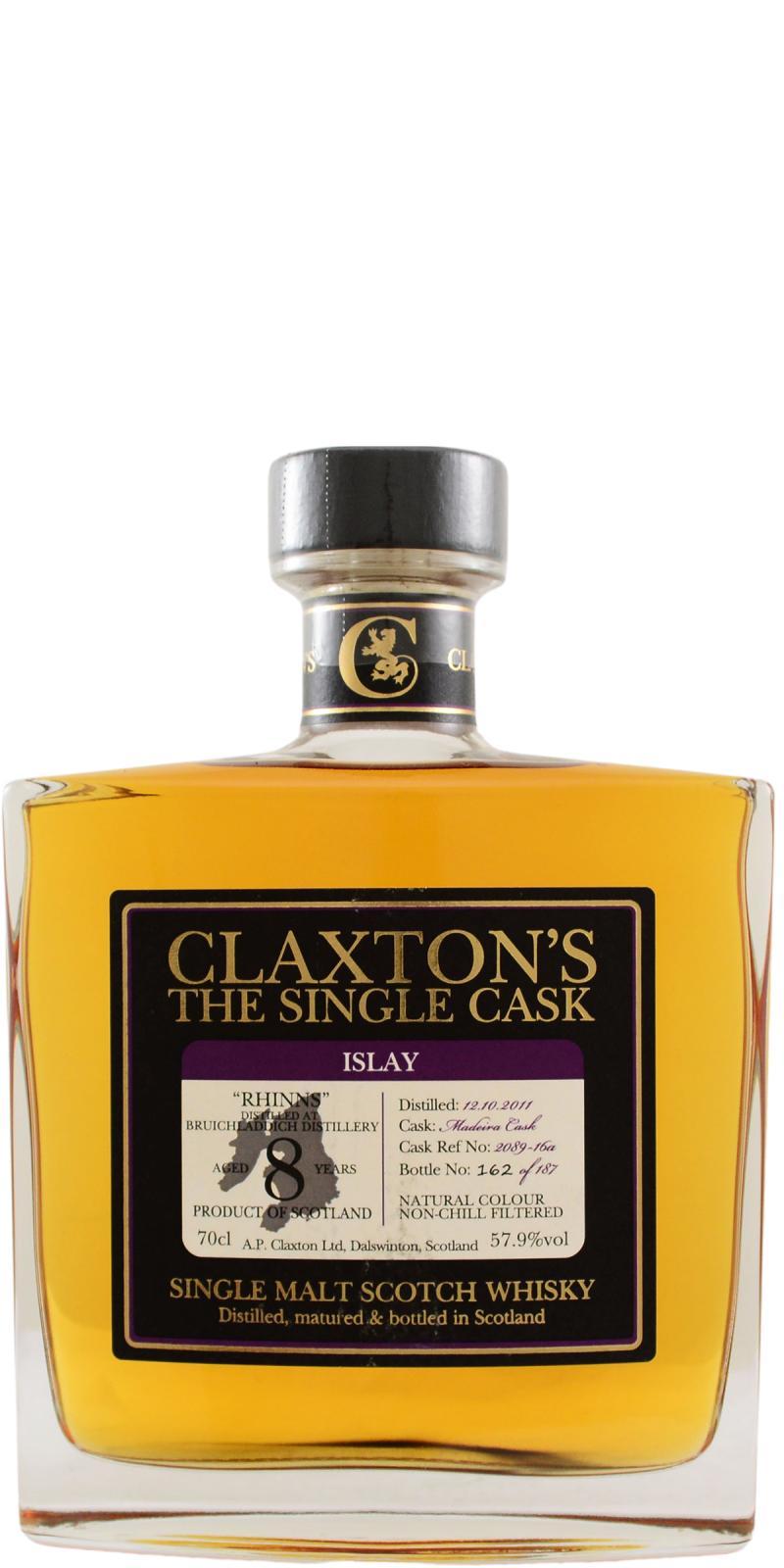 Bruichladdich 2011 Cl Rhinns