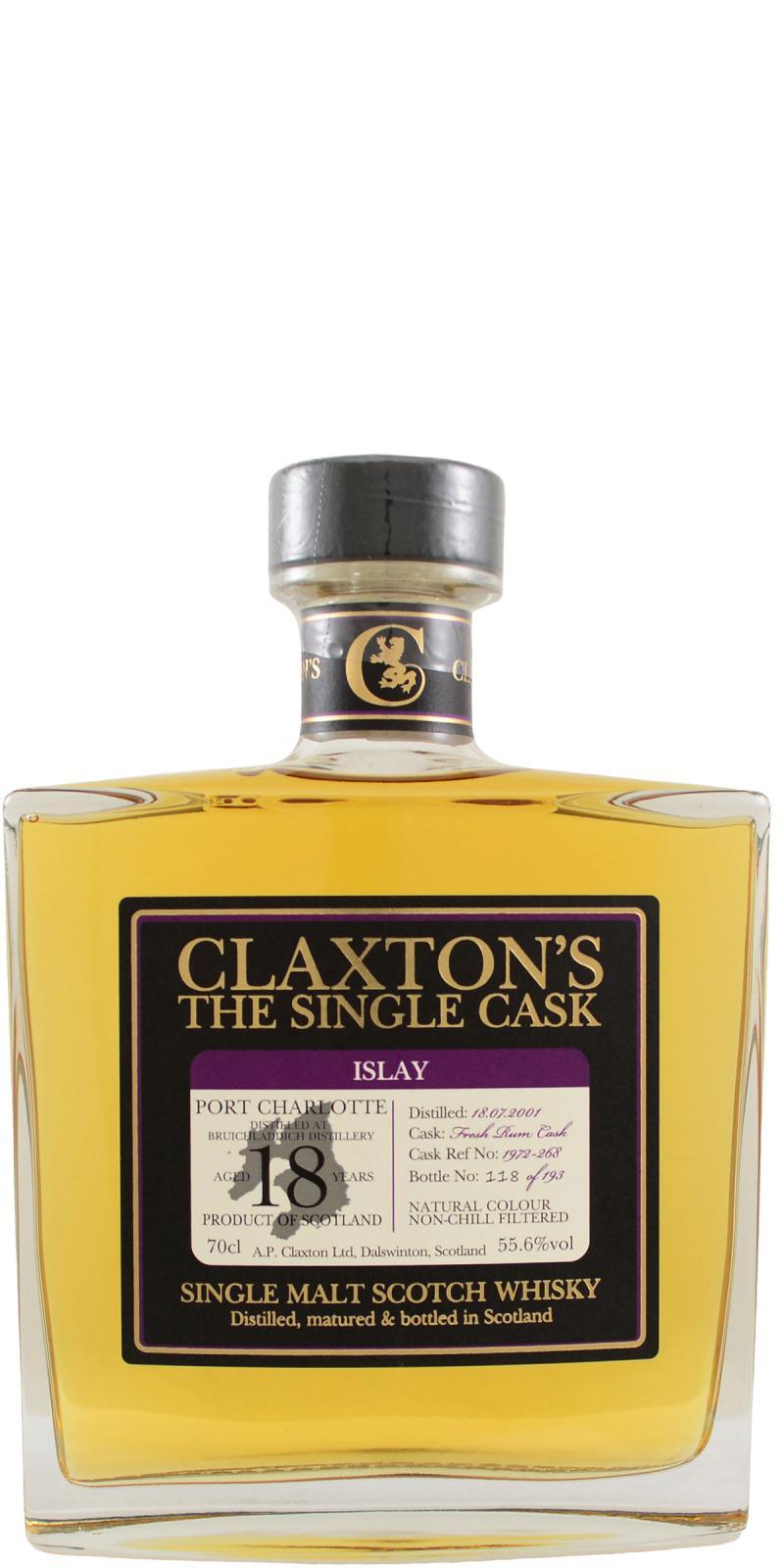 Port Charlotte 2001 Cl The Single Cask