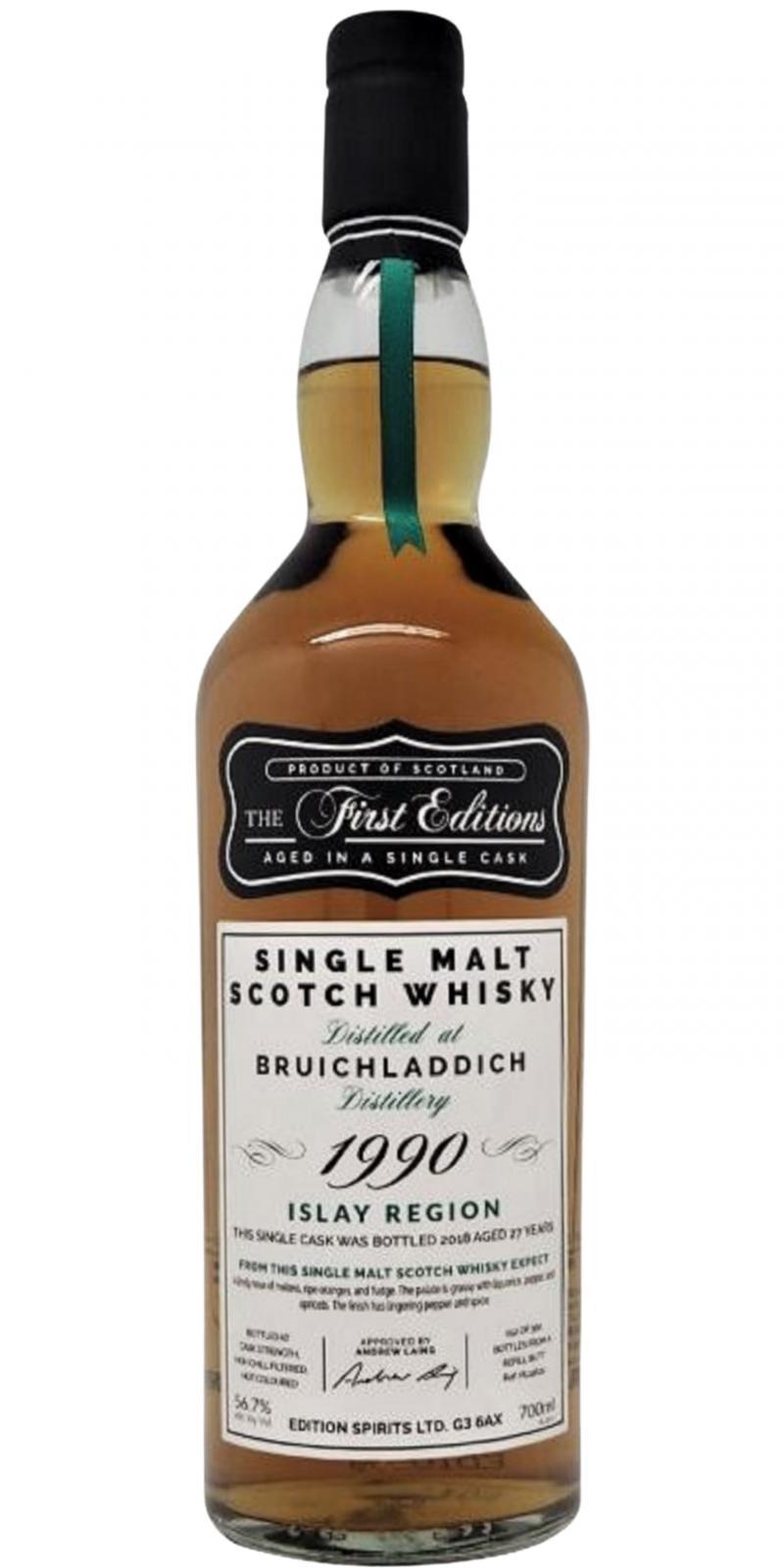 Bruichladdich 1990 ED The First Editions