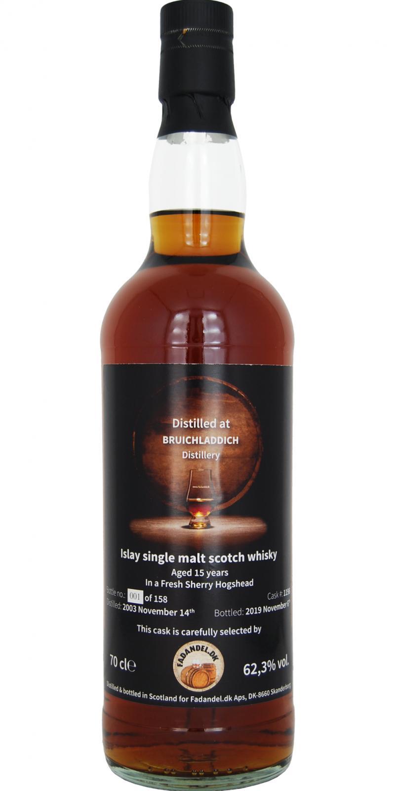 Bruichladdich 15-year-old F.dk