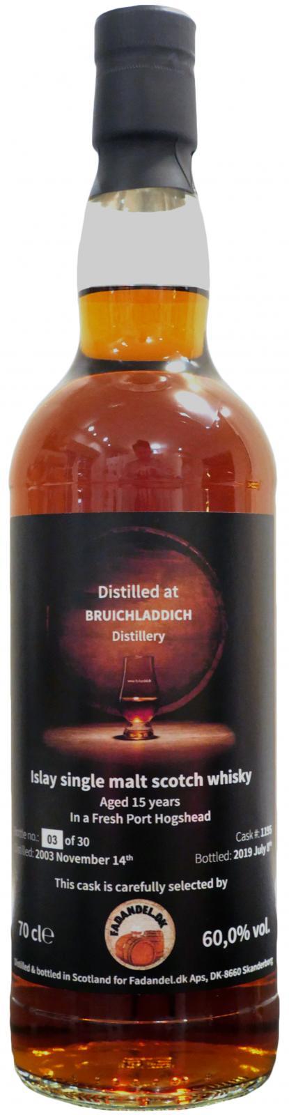 Bruichladdich 2003 F.dk