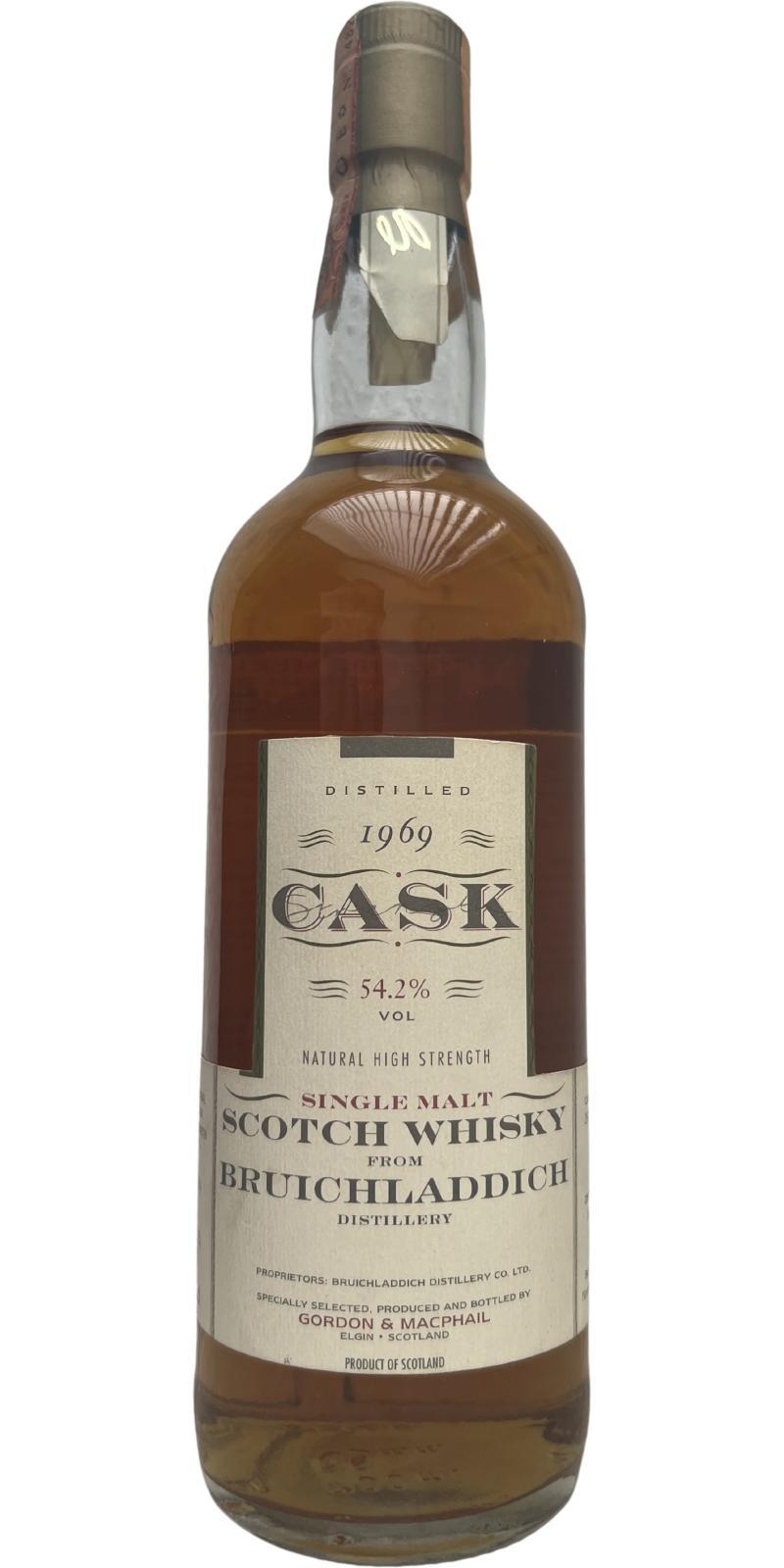 Bruichladdich 1969 GM Cask Strength