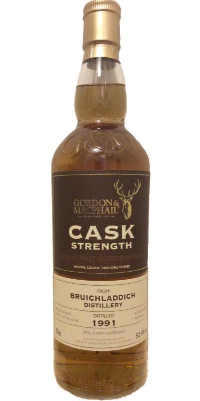 Bruichladdich 1991 GM Cask Strength