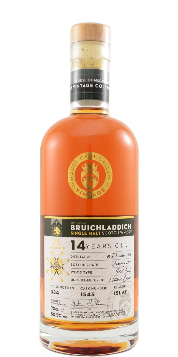 Bruichladdich 2004 HoMc The Vintage Collection