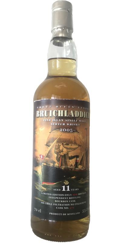 Bruichladdich 2005 JW Great Ocean Liners