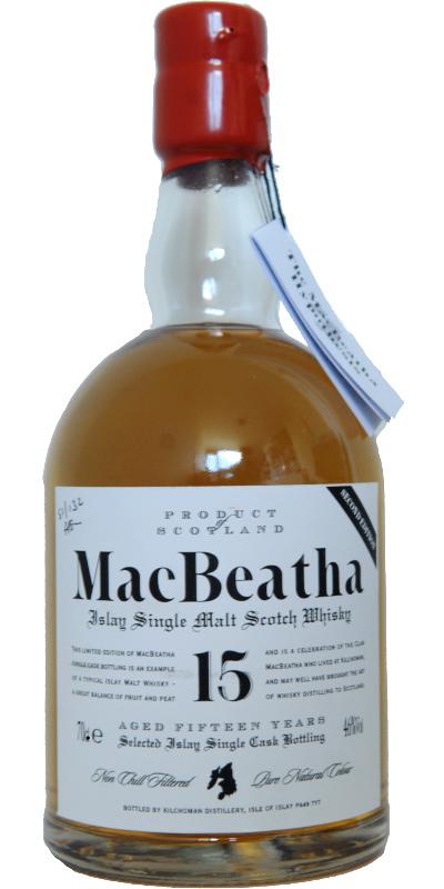Bruichladdich 15-year-old MacBeatha Kc Second Edition - Feis Ile 2008