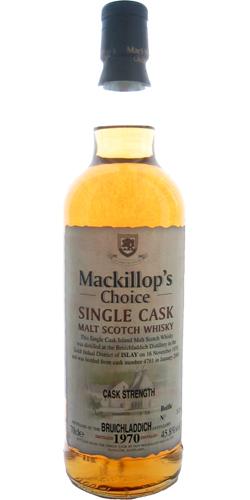 Bruichladdich 1970 McC Single Cask - Cask Strength
