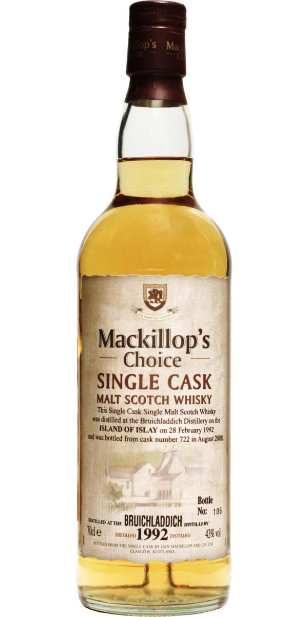 Bruichladdich 1992 McC Single Cask