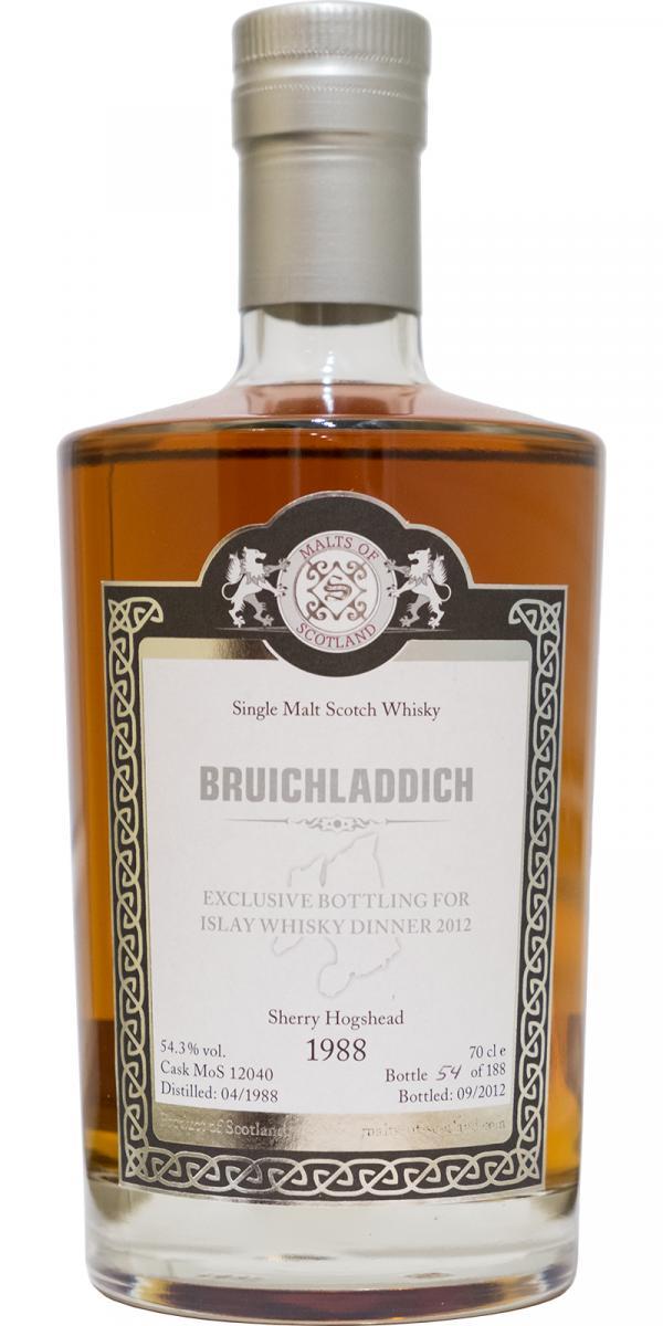Bruichladdich 1988 MoS