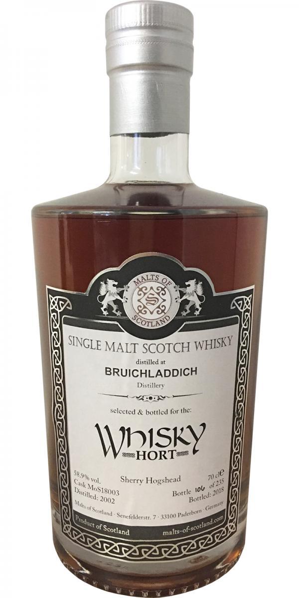 Bruichladdich 2002 MoS