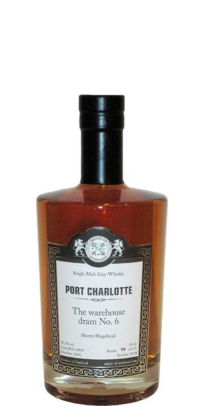 Port Charlotte 2001 MoS The warehouse dram No. 6