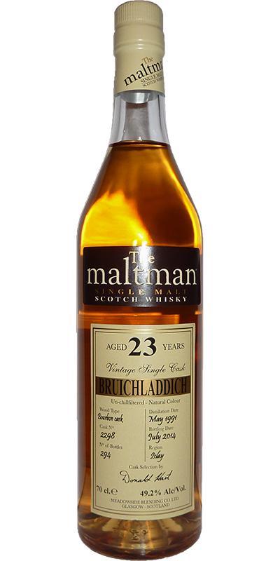 Bruichladdich 1991 MBl The Maltman